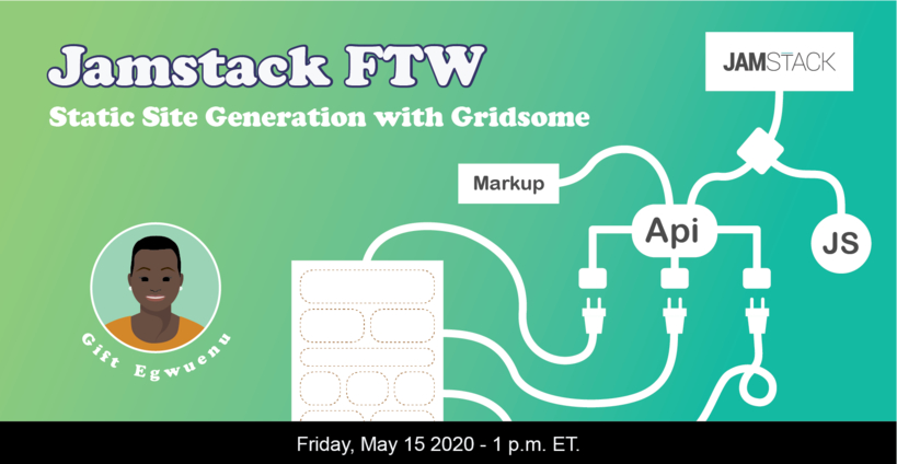Banner for Jamstack FTW- Static Site Generation With Gridsome